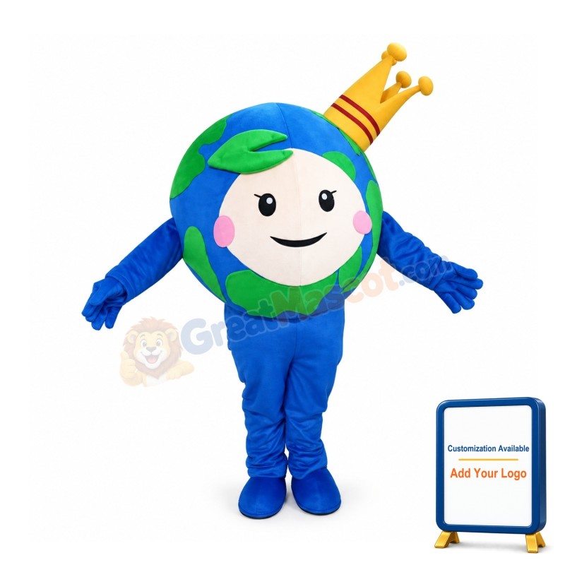 Globe Mascot Costume