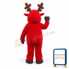 Lovely Red Deer Mascot Costume
