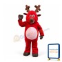 Lovely Red Deer Mascot Costume