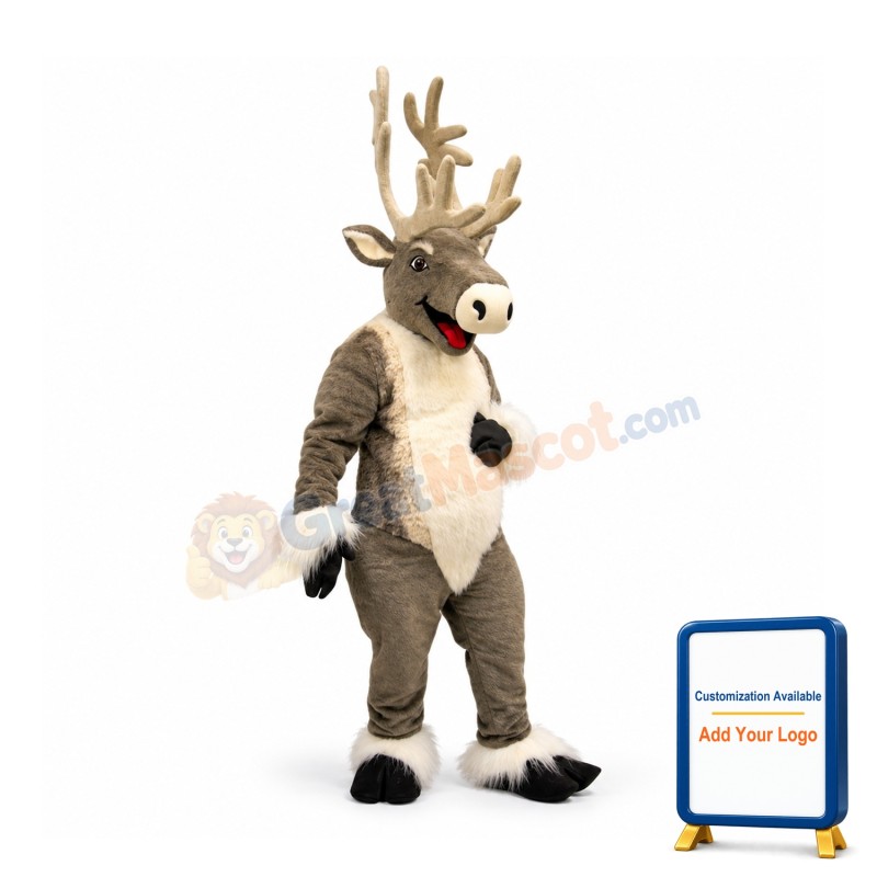 Lightweight Christmas Reindeer Mascot Costume