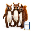 Lovely Single Squirrel Mascot Costume