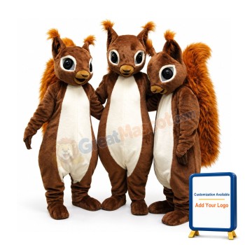 Lovely Single Squirrel Mascot Costume