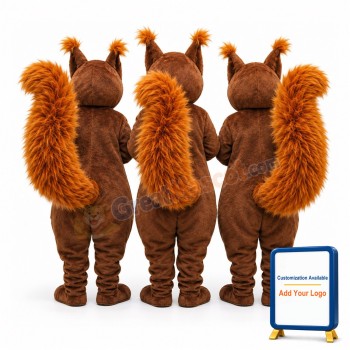 Lovely Single Squirrel Mascot Costume