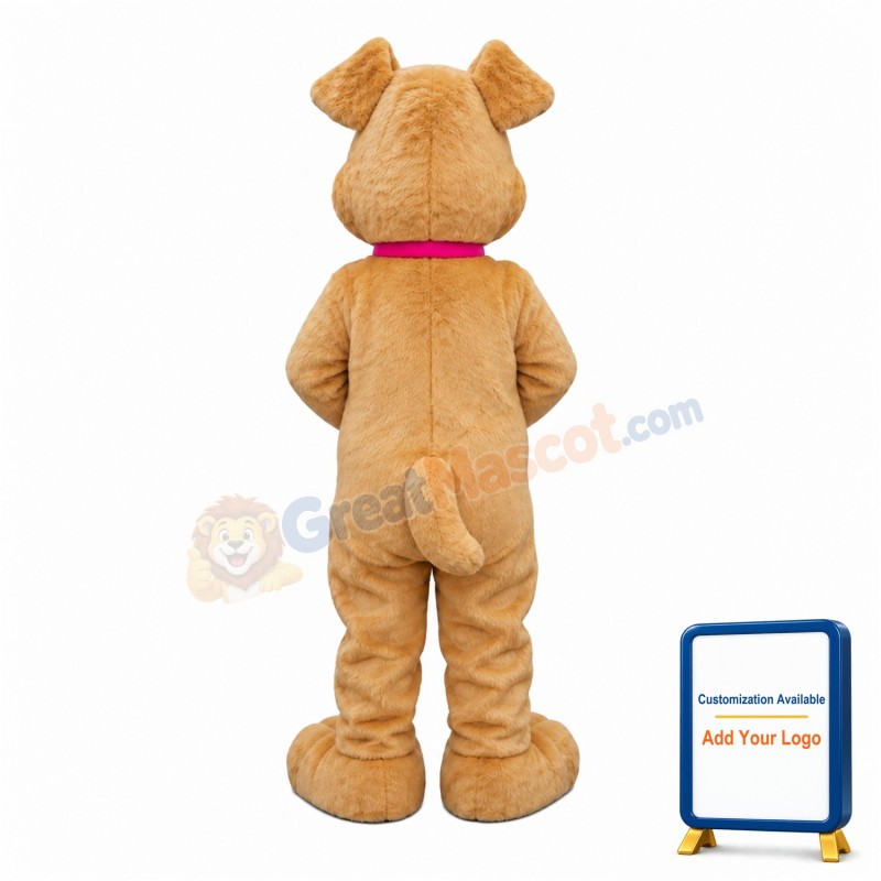 Lovely Brown Dog Mascot Costume
