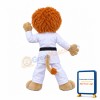 Judo Lion Mascot Costume