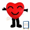 Smile Red Heart In Love Mascot Costume