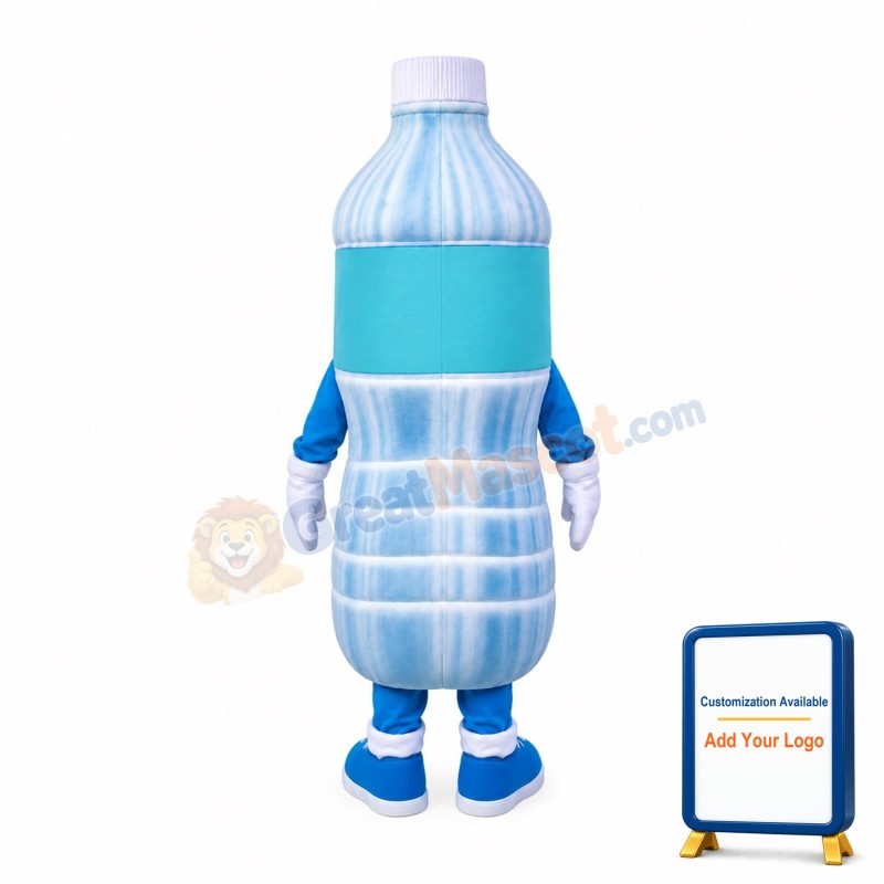 Mineral Water Bottle Mascot Costume