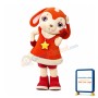 Little Cute Female Sheep Mascot Costume