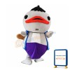 Big Head Fish Mascot Costume