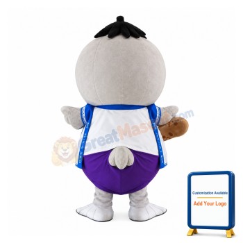 Big Head Fish Mascot Costume
