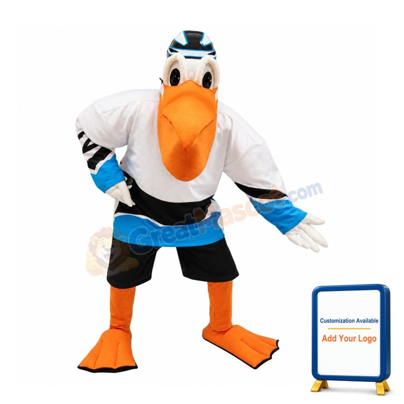 College Sport Pelican Mascot Costume