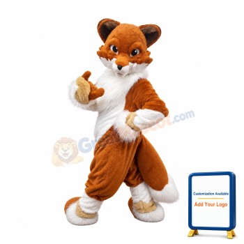 Furry Fox Mascot Costume