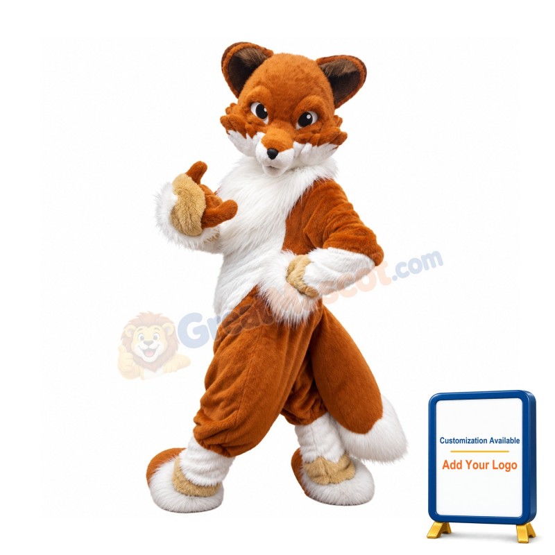Furry Fox Mascot Costume