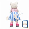 Lovely White Cat Mascot Costume