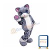Lovely Grey & White Cat Mascot Costume