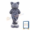 Lovely Grey & White Cat Mascot Costume
