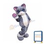 Lovely Grey & White Cat Mascot Costume