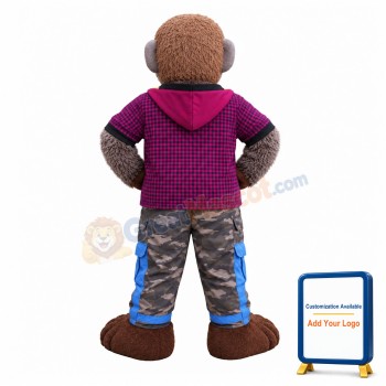Proud Monkey Mascot Costume