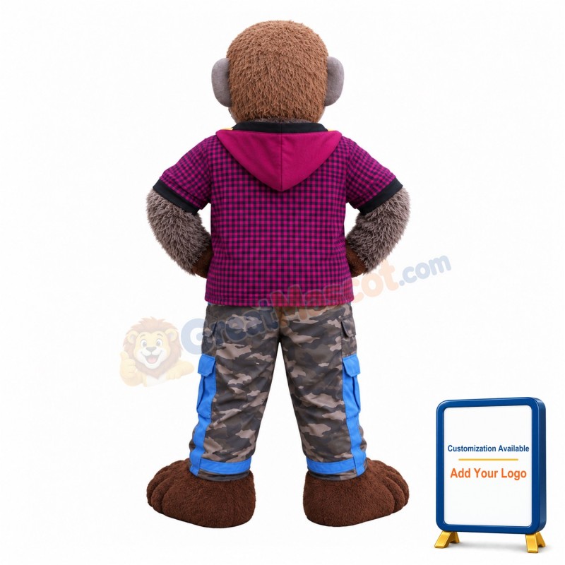 Proud Monkey Mascot Costume
