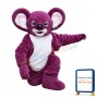 Purple Koala Mascot Costume