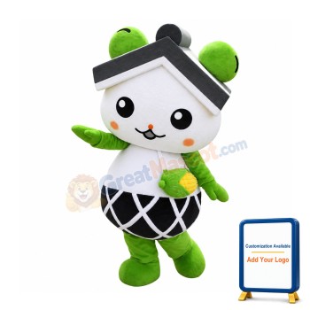Japanese Green House Mascot Costume