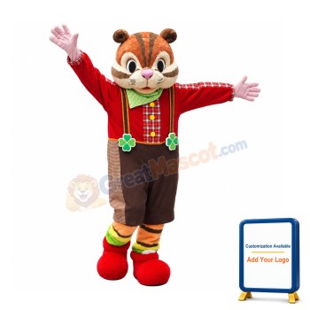 Little Cartoon Tiger Mascot Costume