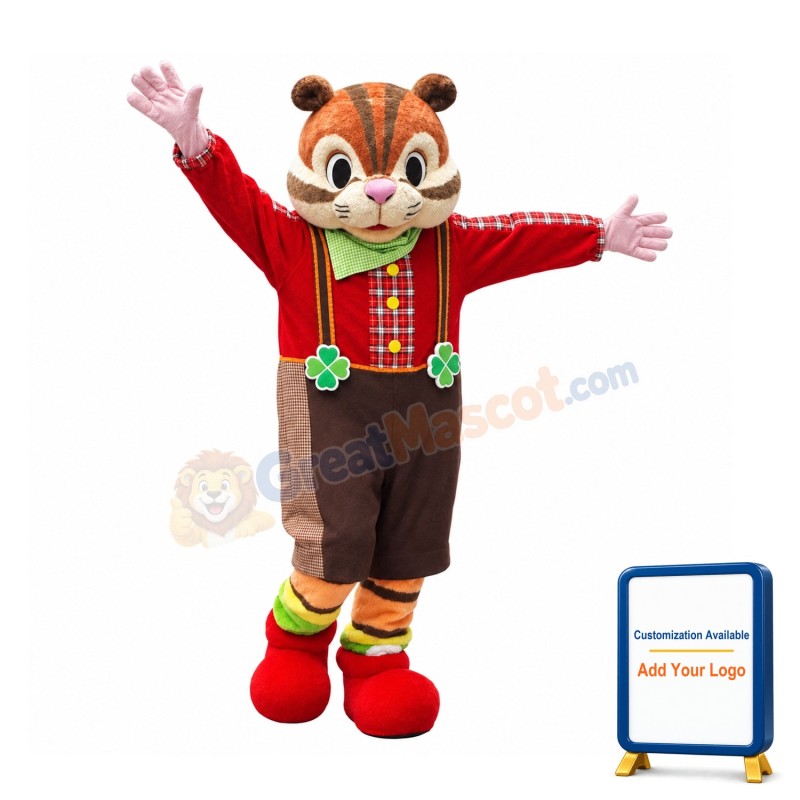 Little Cartoon Tiger Mascot Costume