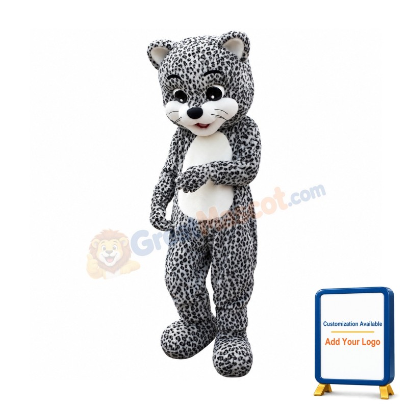 Little Cute Snow Leopard Mascot Costume