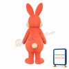 Lovely Pink Rabbit Mascot Costume