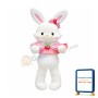 Lovely Pink White Rabbit Mascot Costume