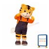Happy Lightweight Cartoon Tiger Mascot Costume