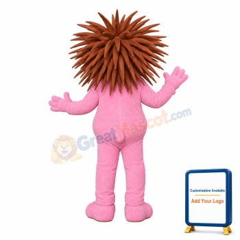 Pink Hedgehog Mascot Costume