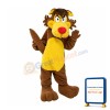 Brown & Yellow Wolf Mascot Costume