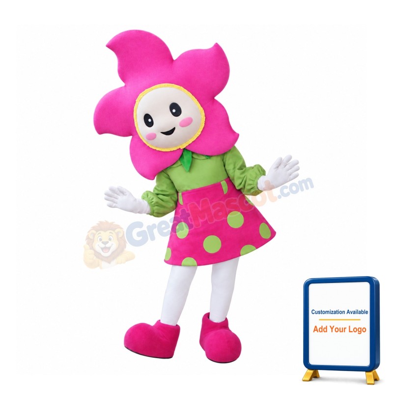 Flower Girl Mascot Costume