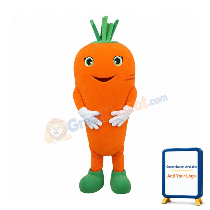 Lightweight Carrot Mascot Costume