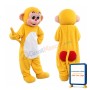 Yellow Monkey Mascot Costume