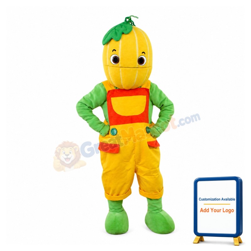 Pumpkin Boy Mascot Costume