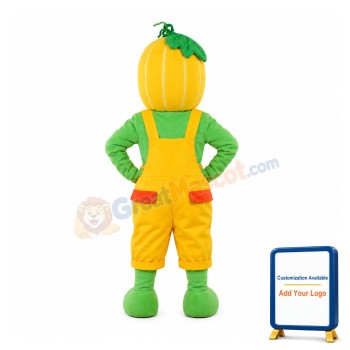 Pumpkin Boy Mascot Costume