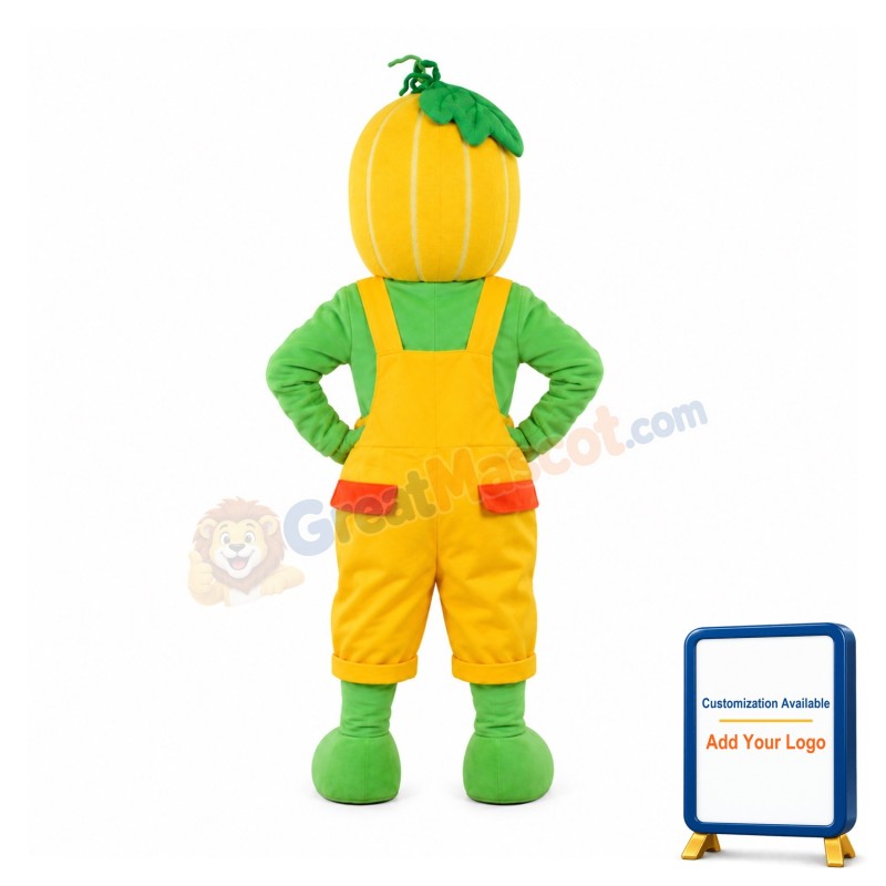 Pumpkin Boy Mascot Costume