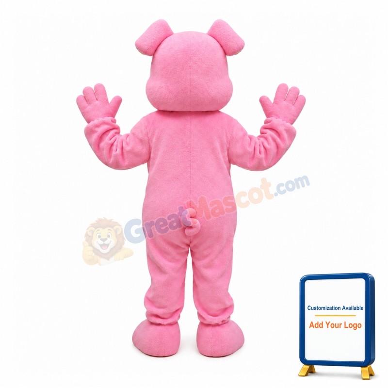 Lovely Pink Pig Mascot Costume