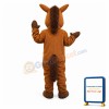 Friendly Brown Horse Mascot Costume