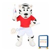 Sport White Tiger Mascot Costume