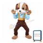 Lovely Brown & White Dog Mascot Costume