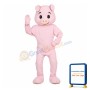 Friendly Pink Pig Mascot Costume