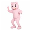 Friendly Pink Pig Mascot Costume