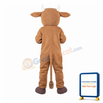 Friendly Lightweight Bull Mascot Costume