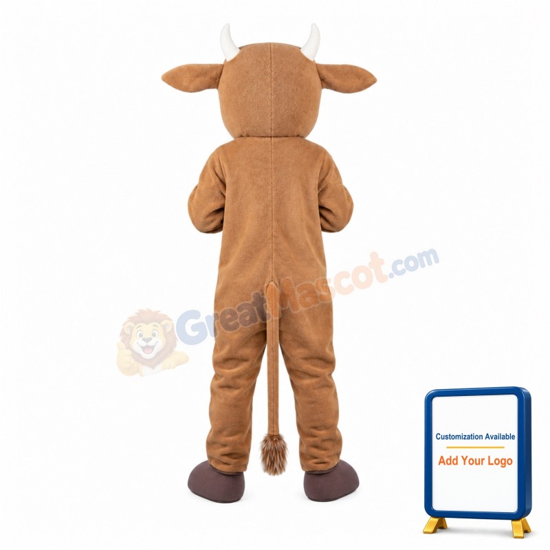 Friendly Lightweight Bull Mascot Costume