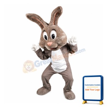 Lovely Brown Rabbit Mascot Costume