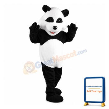 Friendly Panda Mascot Costume