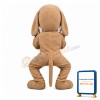 Lovable Brown & White Dog Mascot Costume